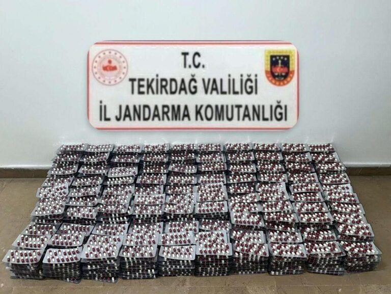 Tekirdağ’da 19 bin uyuşturucu hap ele geçirildi | Çorlu’da Haber