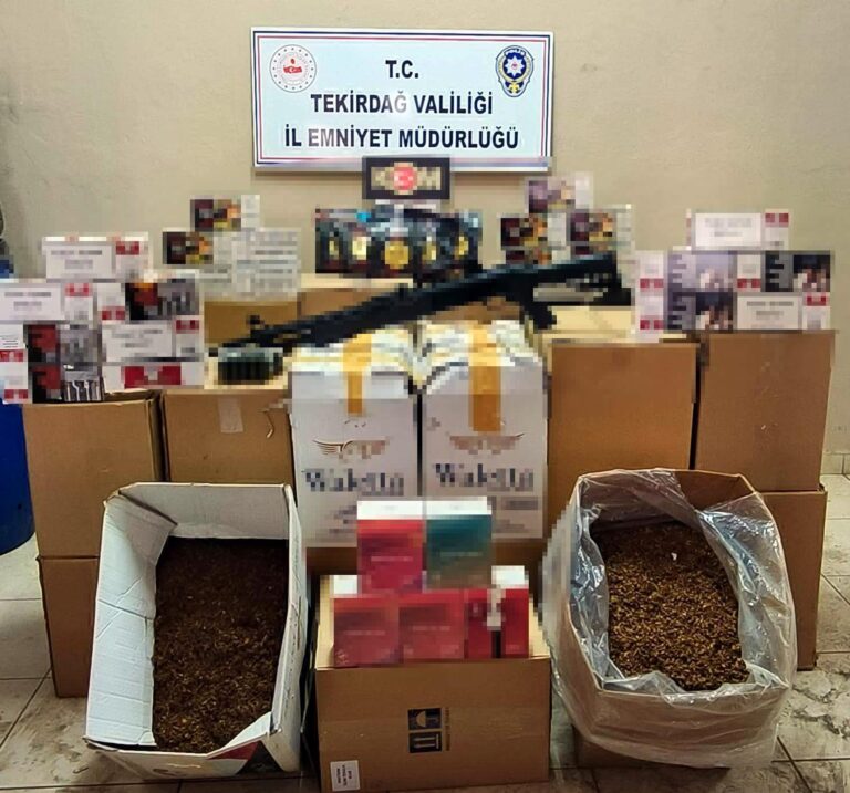 Tekirdağ’da 248 bin makaron ele geçirildi | Çorlu’da Haber
