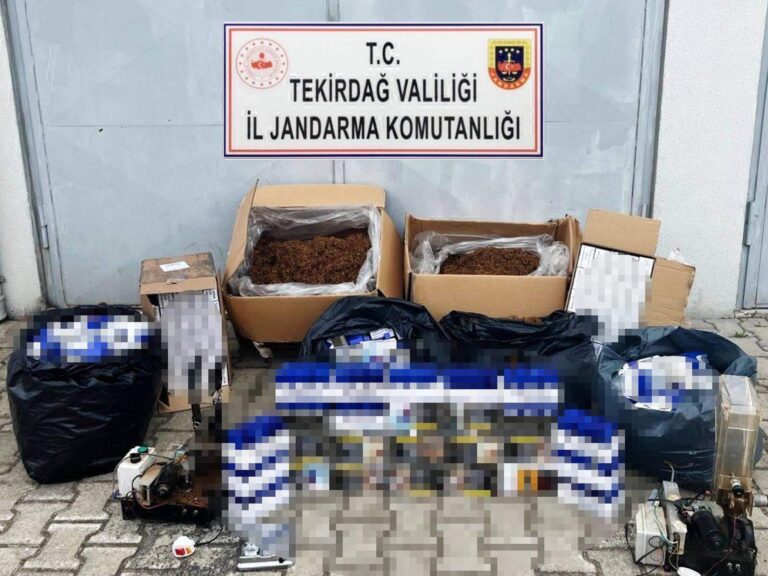 Tekirdağ’da sahte içki ve kaçak sigara operasyonu | Çorlu’da Haber