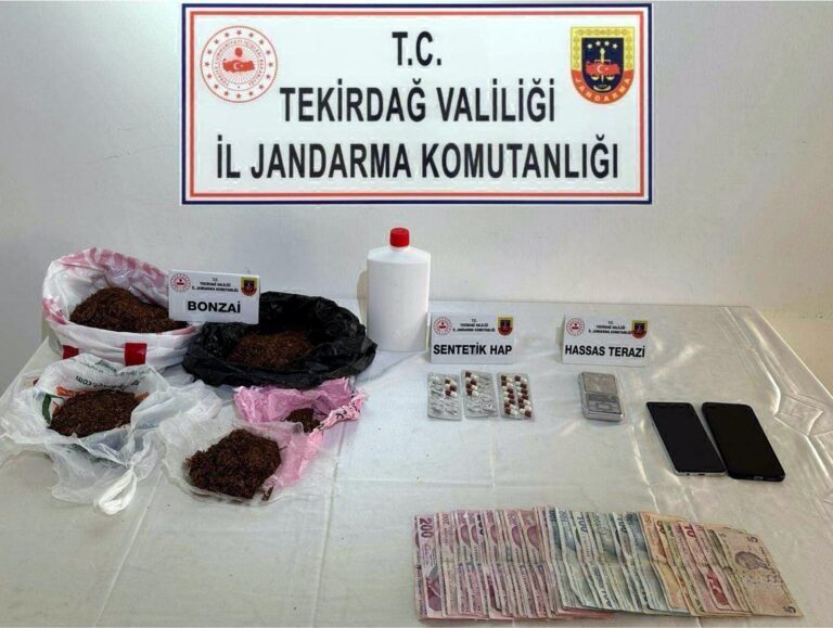 Tekirdağ’da uyuşturucu operasyonunda 8 gözaltı | Çorlu’da Haber