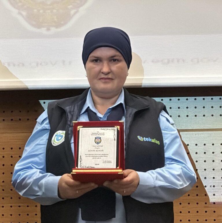 Tekirdağ’da Yılın Şoförü Şenay Kenar Seçildi