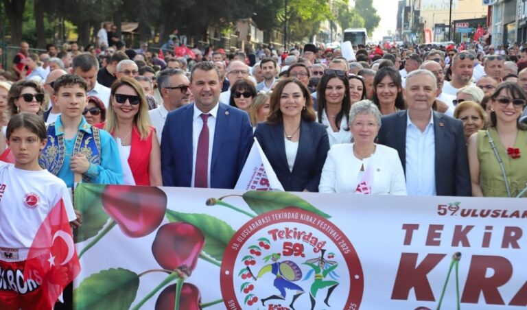 CANDAN BAŞKAN 59. KİRAZ FESTİVALİ’NİN AÇILIŞINA KATILDI