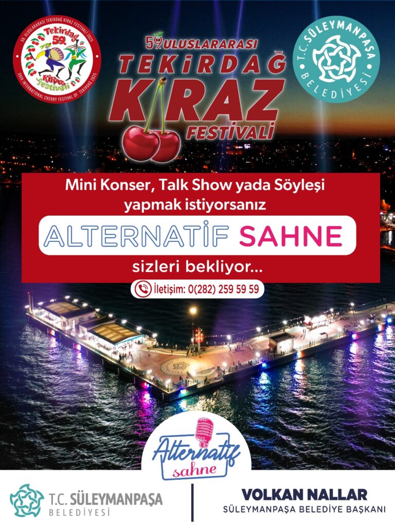 Kiraz Festivali’nde Yerel Sanatçılara Alternatif Sahne Sürprizi
