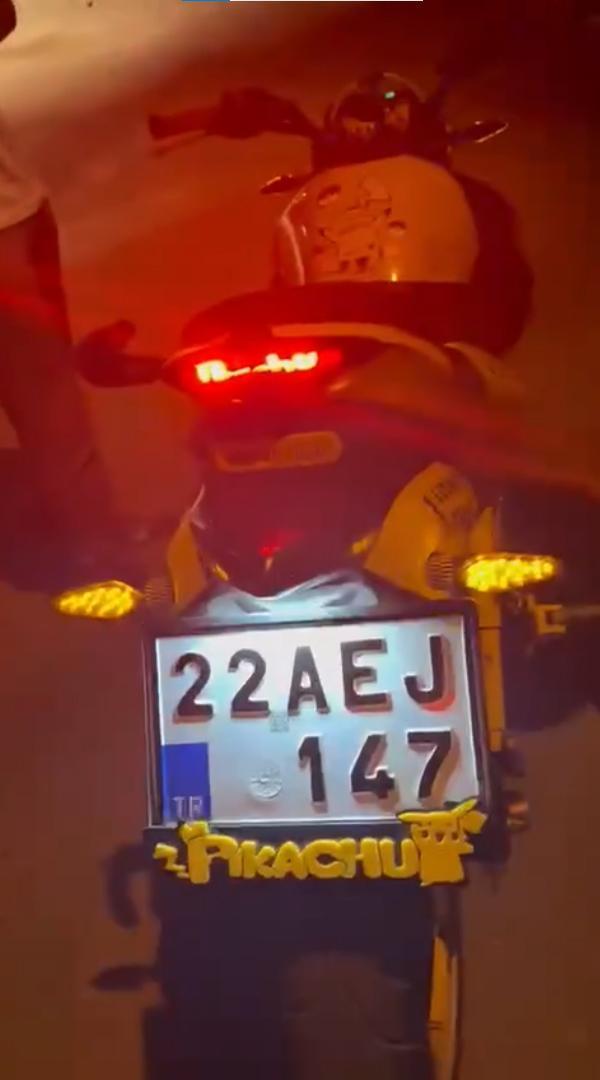 Abart egzozlu motosikletliye 20 bin lira ceza