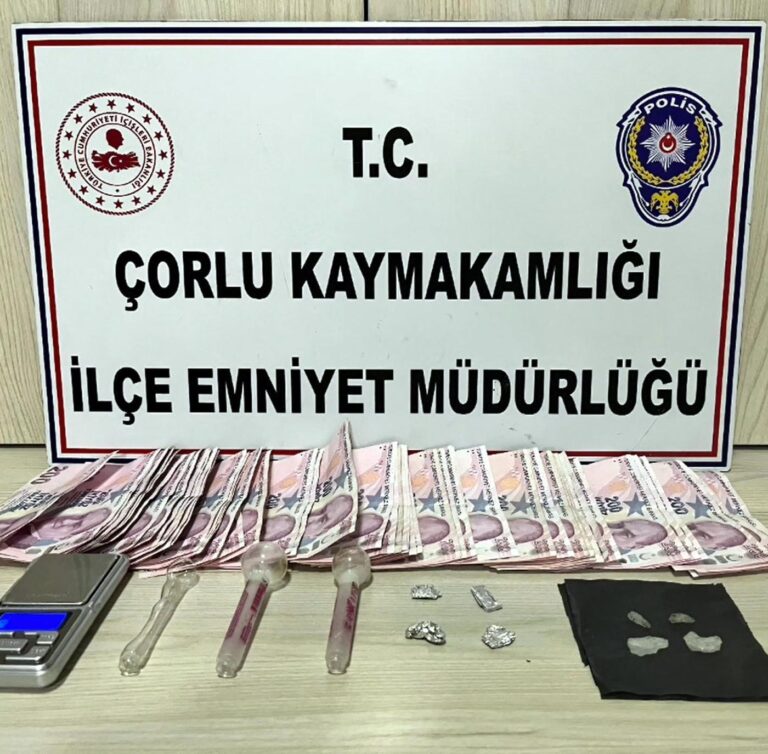 Çorlu’da uyuşturucu operasyonlarında 2 tutuklama | Çorlu’da Haber