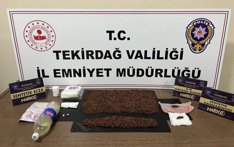 Çorlu’da uyuşturucu operasyonunda 3 tutuklama | Çorlu’da Haber