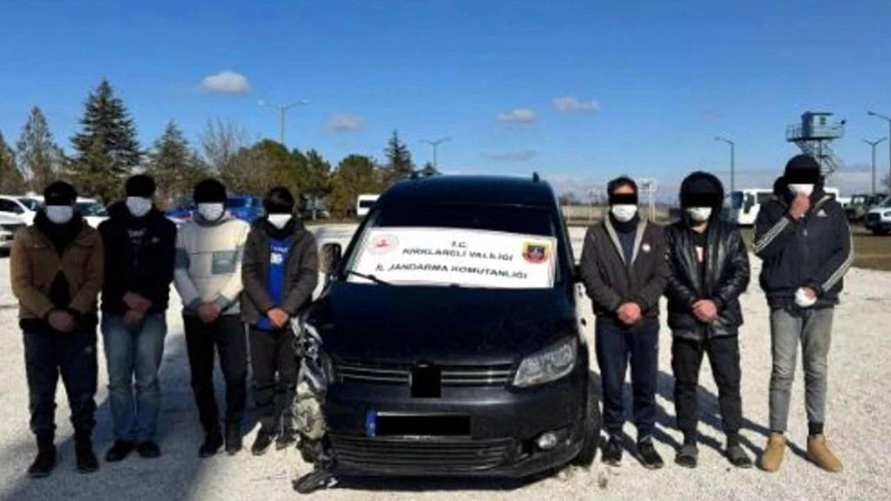 Kırklareli’de 7 kaçak göçmen yakalandı Kırklareli’de 7 kaçak göçmen yakalandı