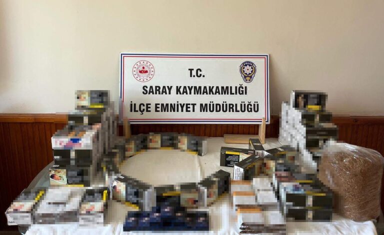 Tekirdağ’da 13 bin 820 makaron ele geçirildi | Çorlu’da Haber
