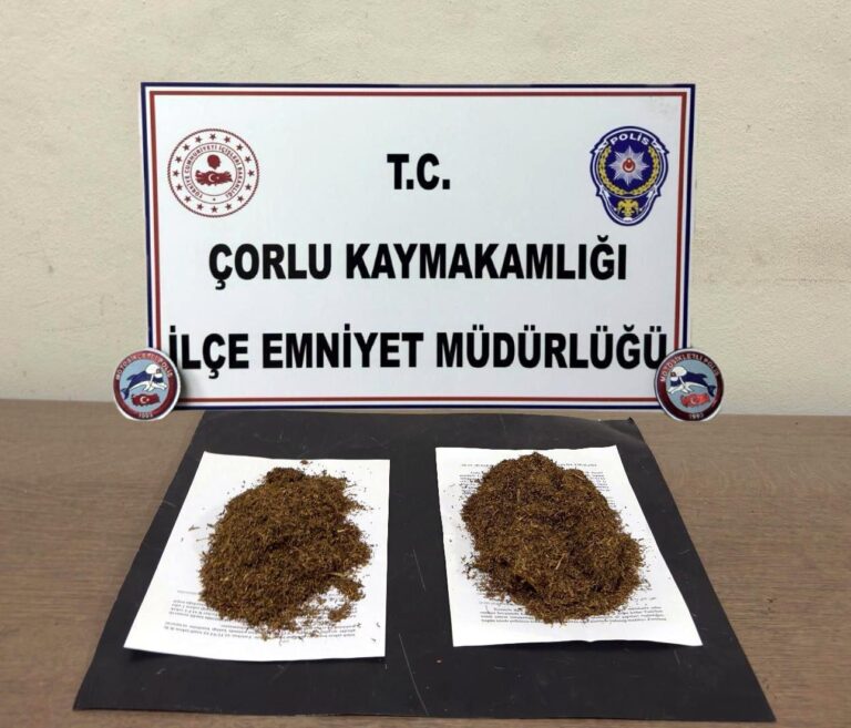 Tekirdağ’da 296 gram uyuşturucu ele geçirildi; 2 şüpheli tutuklandı | Çorlu’da Haber