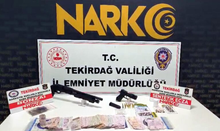 Tekirdağ’da uyuşturucu operasyonu; 10 tutuklama | Çorlu’da Haber