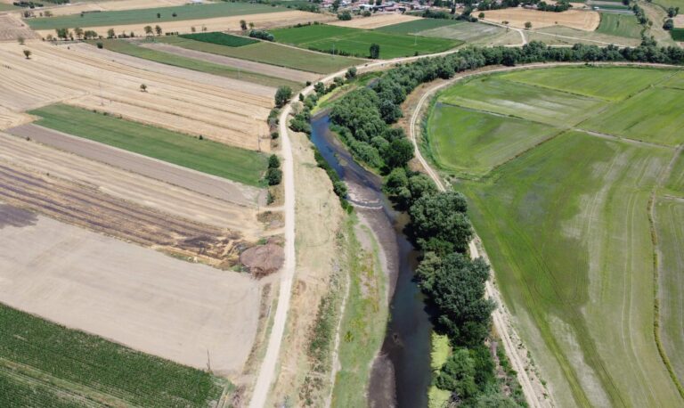 Tunca Nehri’nin kuruma noktasına geldiği Edirne’de çeltik üreticisi endişeli