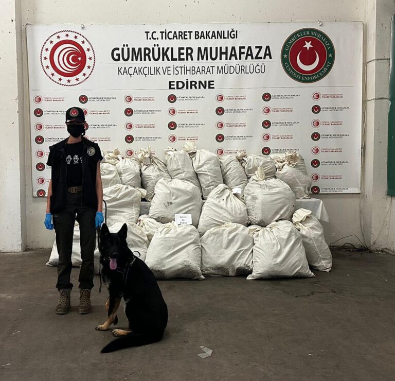 Kapıkule’de 245 kilo esrarı ‘Füge’ buldu