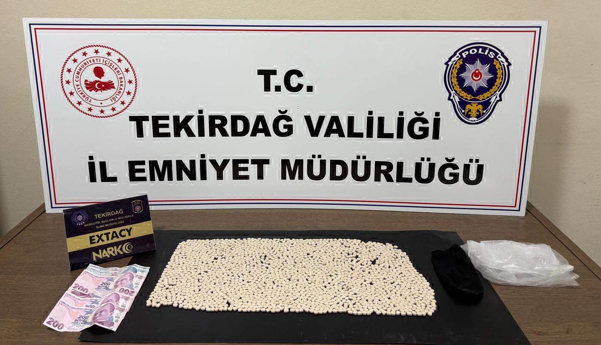 Tekirdağ’da 2 bin 474 uyuşturucu hap ele geçirildi | Çorlu’da Haber Tekirdağ’da 2 bin 474 uyuşturucu hap ele geçirildi | Çorlu’da Haber