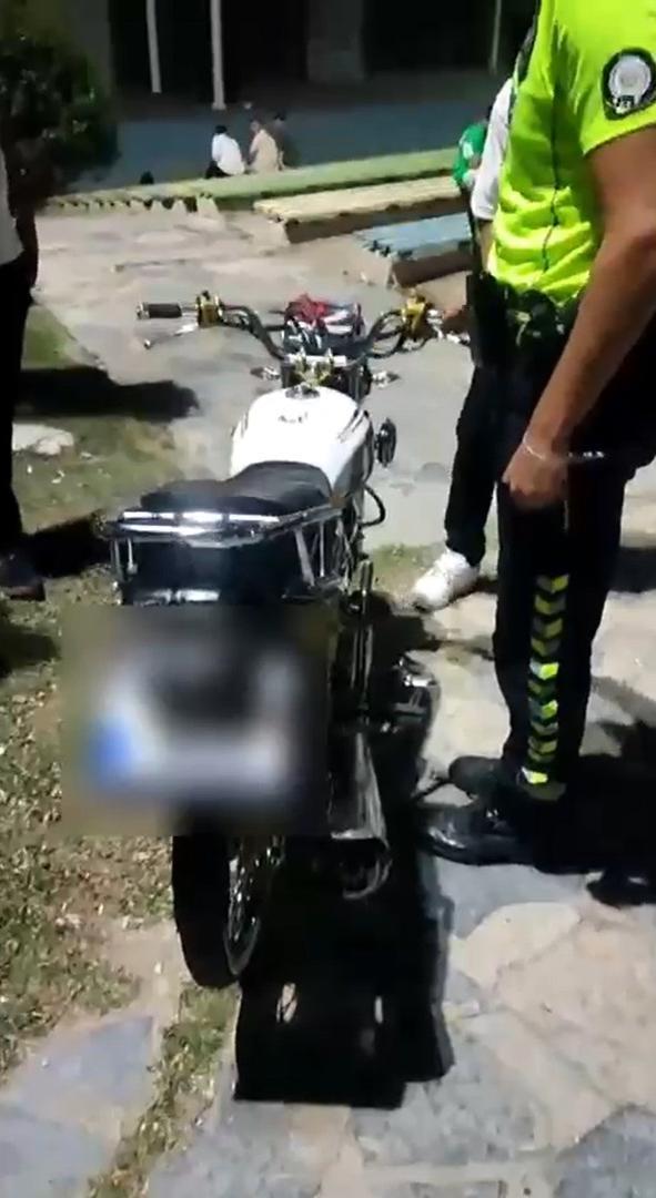 Tekirdağ’da abart egzoz denetimi: 16 araç trafikten men edildi | Çorlu’da Haber