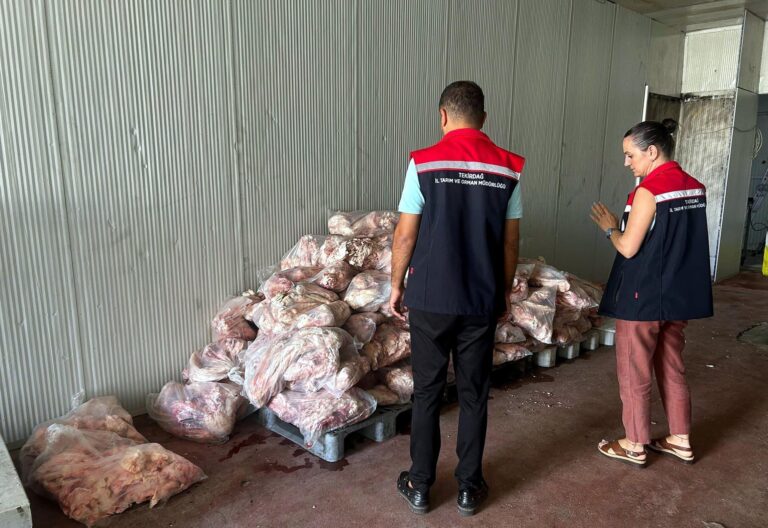 Tekirdağ’da sağlıksız koşullarda ürün işleyen işletmeye 210 bin TL ceza | Çorlu’da Haber