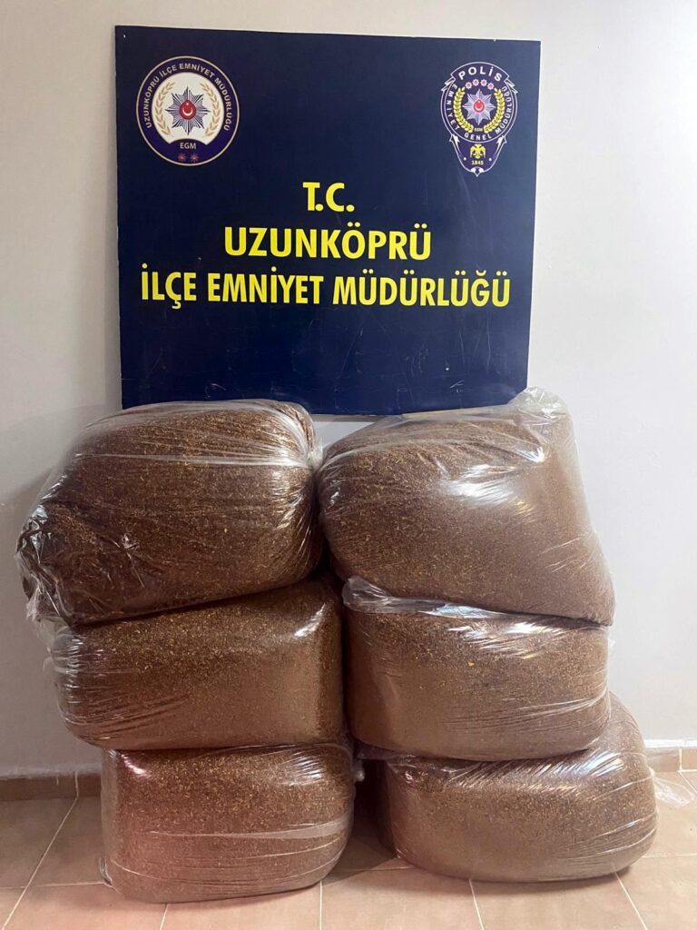 Aracında 120 kilo kaçak tütün yakalanan sürücüye 29 bin 253 TL ceza