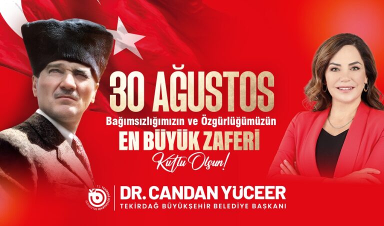 CANDAN BAŞKAN’IN 30 AĞUSTOS ZAFER BAYRAMI KUTLAMA MESAJI
