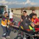 Emniyet Şeridindeki Otomobile Çarpan Motosikletin Sürücüsü Yaralandı
