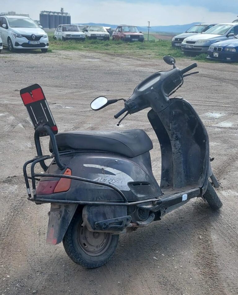 Plakasız motosiklet sürücüsüne 10 bin 260 TL ceza