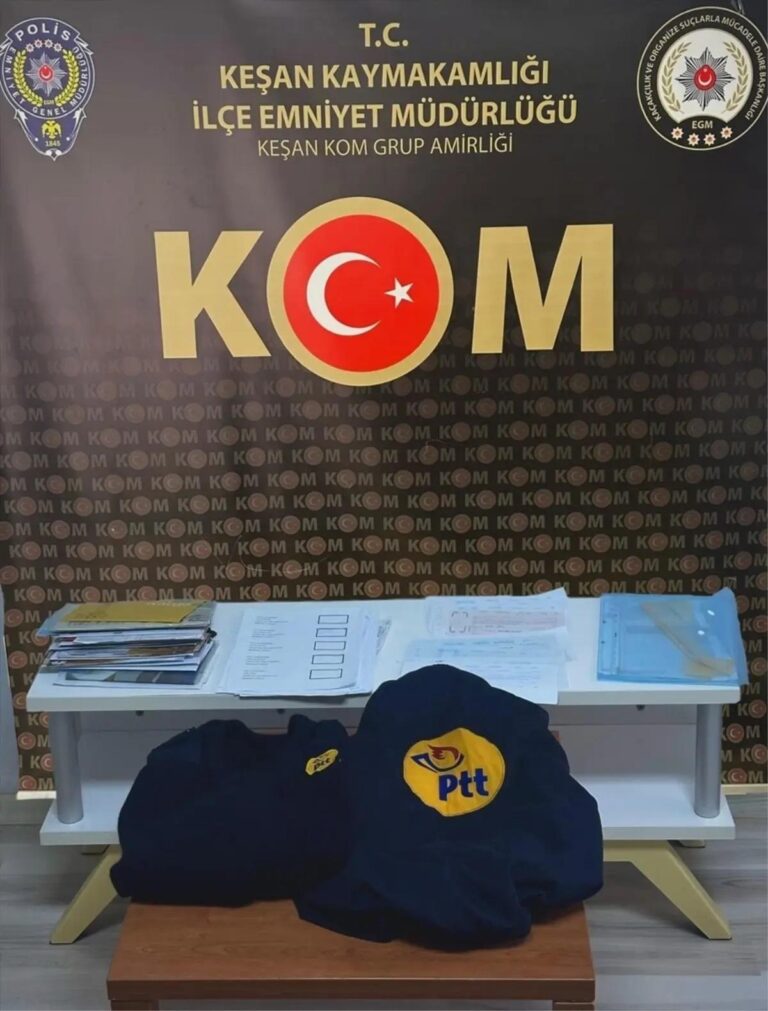 ‘PTT görevlisi’ kıyafeti giyip dolandırıcılık yapan şüpheliye gözaltı