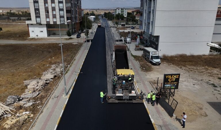 SARAY’DA VİZE CADDESİ YENİ YÜZÜNE KAVUŞTU