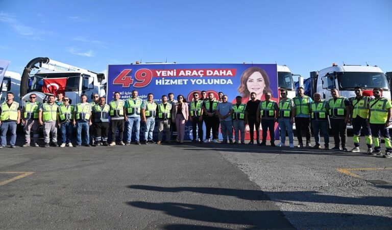 TEKİRDAĞ’IN HİZMET FİLOSU 49 YENİ ARAÇLA GÜÇLENDİ
