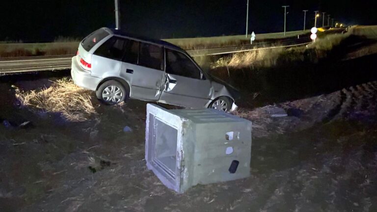 Yol Kenarına Savrulan Otomobilde Karı Koca Yaralandı