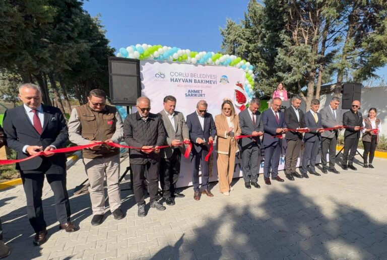 Çorlu’da yenilenip kapasitesi arttırılan hayvan bakımevi, hizmete açıldı | Çorlu’da Haber
