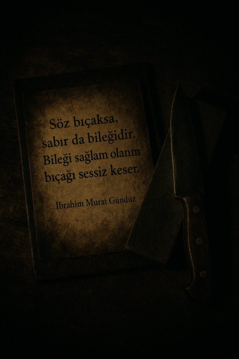 Her Sessizlik Bir Fırtına Biriktirir: “Bir Gün Rastlarsın Kurda” – ibrahim murat gündüz