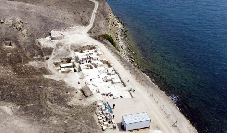Perinthos Antik Kenti kazılarında denizde liman yapısı tespit edildi | Çorlu’da Haber