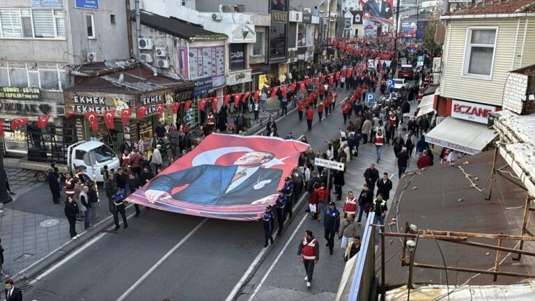 Tekirdağ’da ‘Ataya Saygı’ yürüyüşü | Çorlu’da Haber