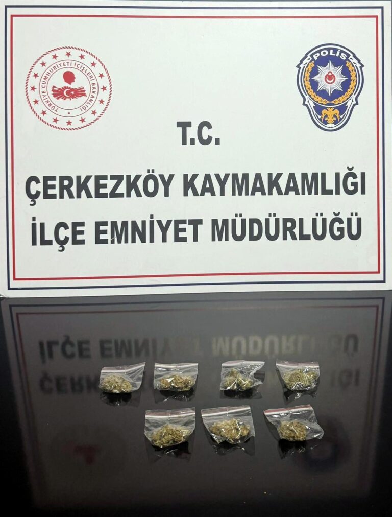 Çerkezköy’de uyuşturucu operasyonlarında 3 şüpheli tutuklandı | Çorlu’da Haber