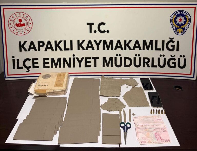 Kapaklı’da uyuşturucu operasyonunda 5 tutuklama