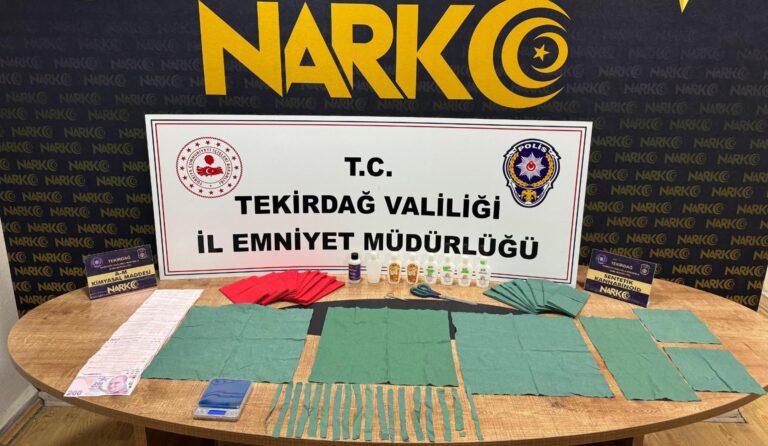 Çerkezköy’de uyuşturucu ile yakalanan ‘torbacı’ tutuklandı