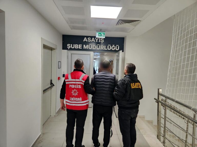 Tekirdağ’da polisin 1 haftalık operasyonunda 39 tutuklu