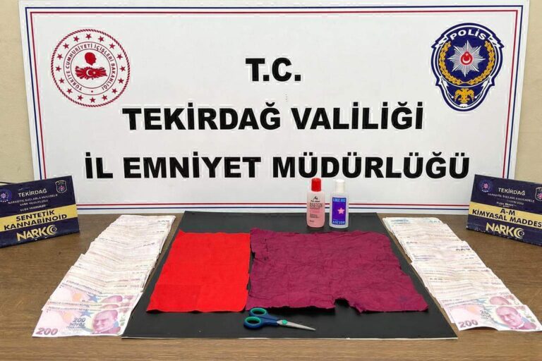 Tekirdağ’da uyuşturucu operasyonunda 10 tutuklama