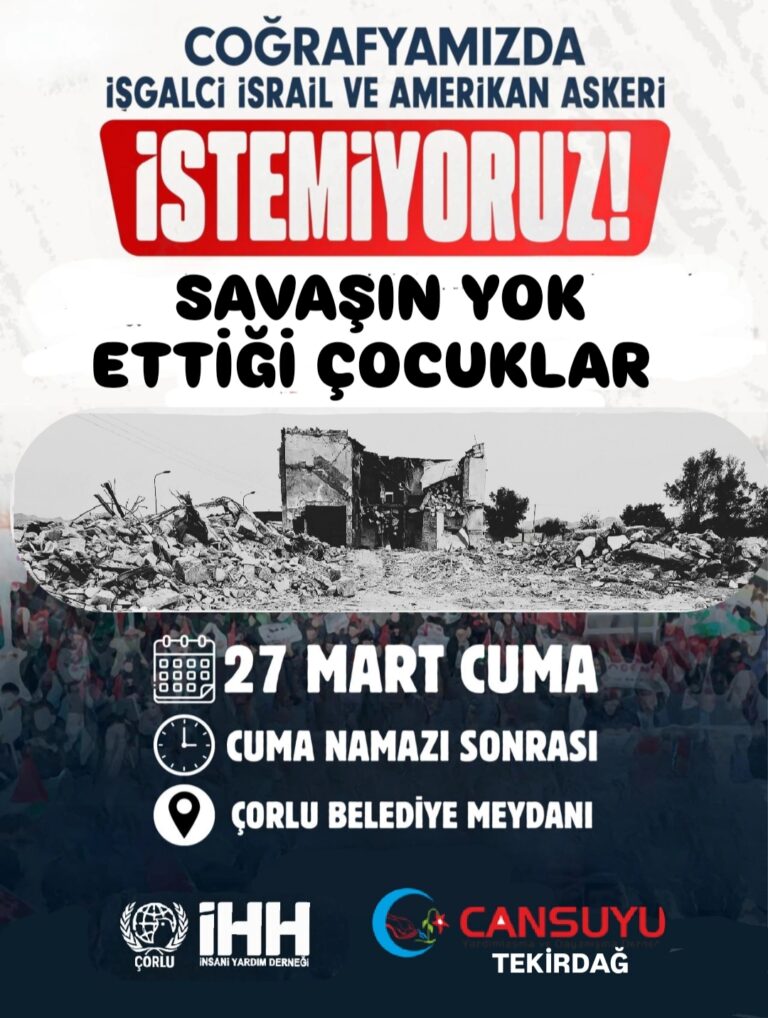 Cuma Namazı Sonrası Savaşa Tepki İçin Toplanacaklar