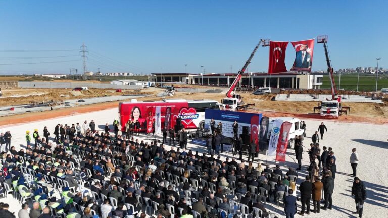 Çorlu’da Sebze ve Meyve Toptancı Hali’nin temeli törenle atıldı