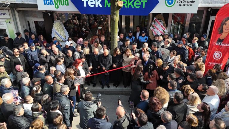 Tekirdağ Büyükşehir Belediyesi, TEK Market’in Malkara şubesini açtı