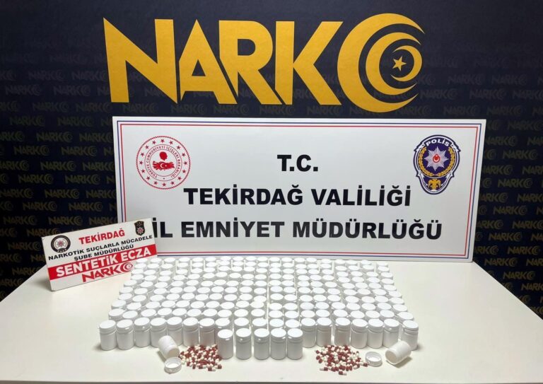 Tekirdağ’da ‘torbacı’ operasyonunda 5 tutuklama