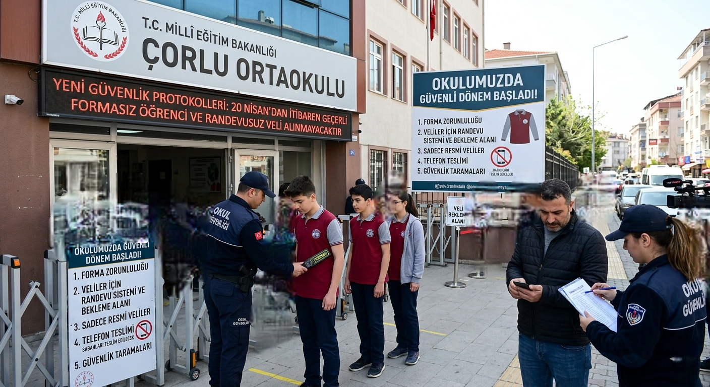 Çorlu Ortaokulu’nda Yeni Dönem: Formasız Öğrenci Okula Alınmayacak Çorlu Ortaokulu’nda Yeni Dönem: Formasız Öğrenci Okula Alınmayacak