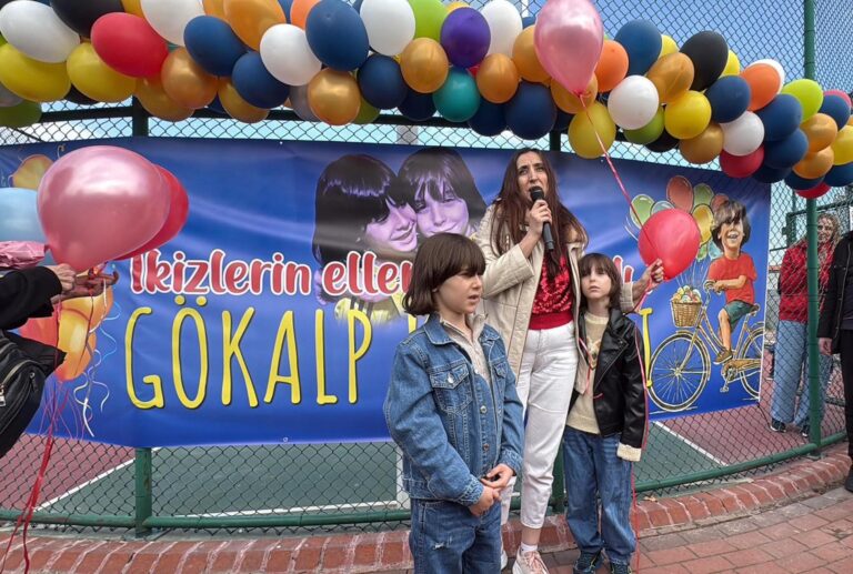 Kampanyası tamamlanan DMD’li Gökalp için bir araya gelip, gökyüzüne balon bıraktılar