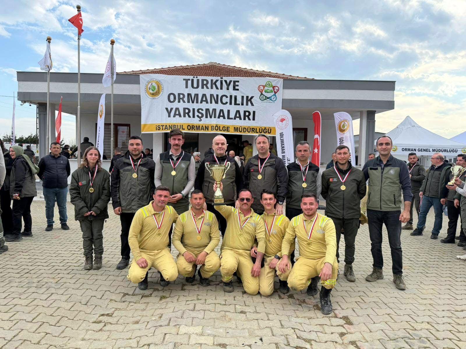 Tekirdağ Orman İşletme Müdürlüğü’nden bölge birinciliği Tekirdağ Orman İşletme Müdürlüğü’nden bölge birinciliği