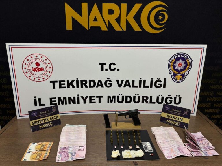 Tekirdağ’da uyuşturucu operasyonunda 12 tutuklama