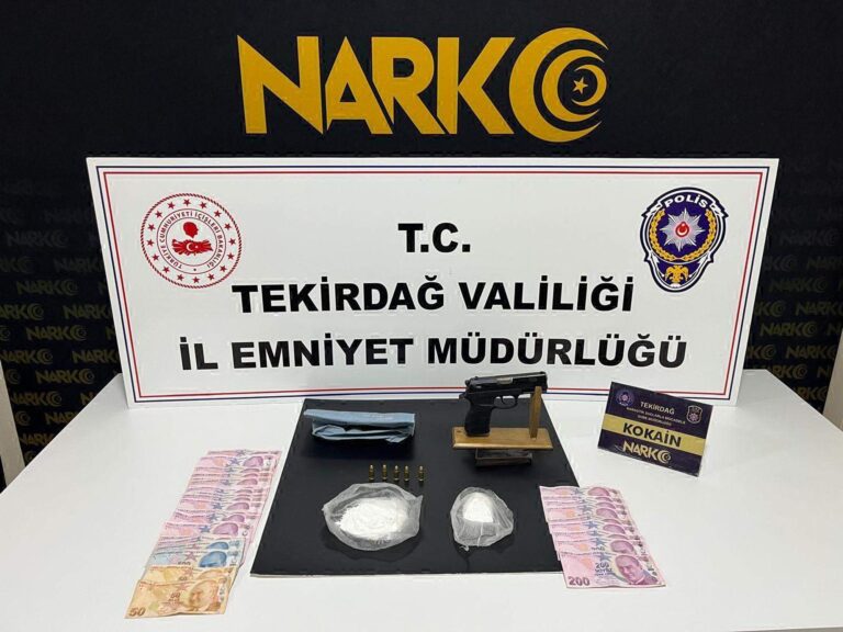 Tekirdağ’da uyuşturucu operasyonunda 15 tutuklama