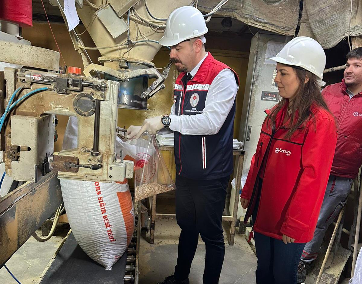 Edirne’de yem işletmelerine denetim Edirne’de yem işletmelerine denetim