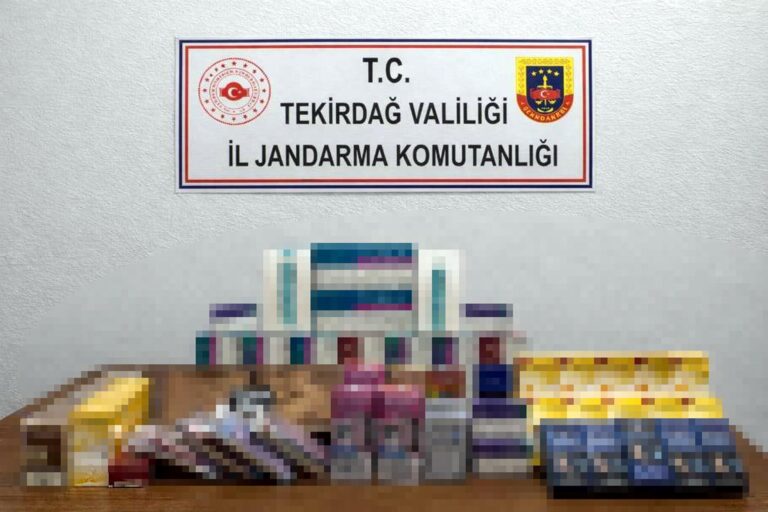 Malkara’da kaçak sigara ele geçirildi