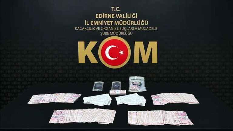 Edirne’de ‘tefecilik’ operasyonu; 1 tutuklama