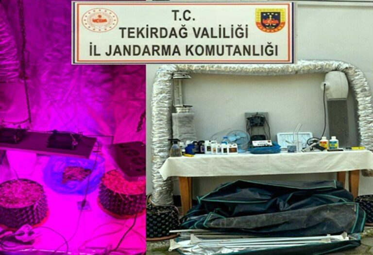 Tekirdağ’da kaçakçılık ve uyuşturucu operasyonlarında 4 tutuklama