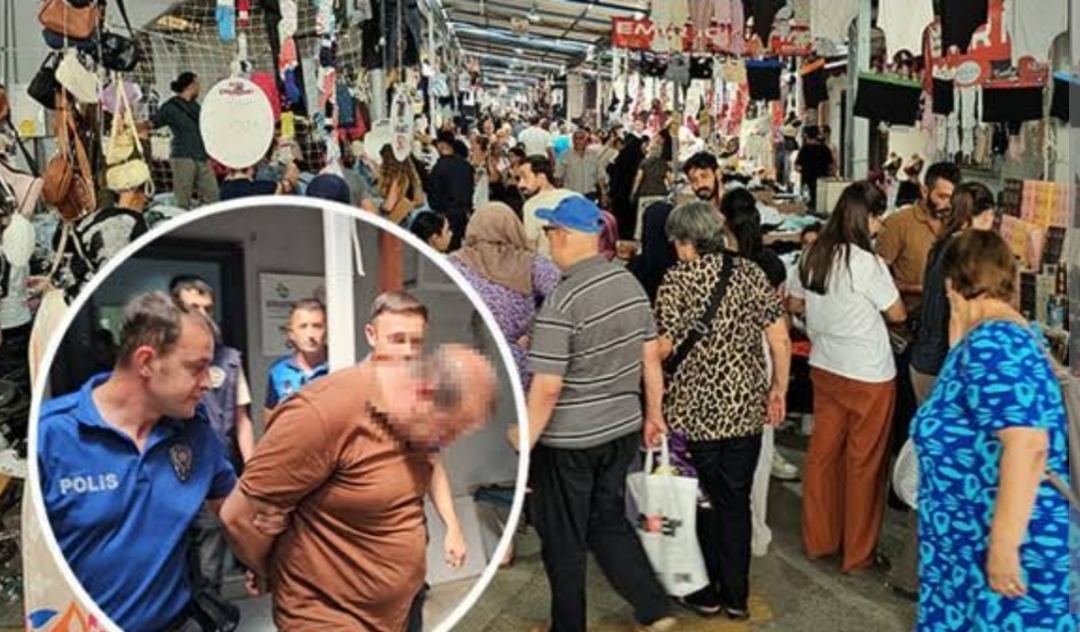 Pazar Yerinde Kadınların Görüntülerini Çeken Şüpheliye Gözaltı Pazar Yerinde Kadınların Görüntülerini Çeken Şüpheliye Gözaltı